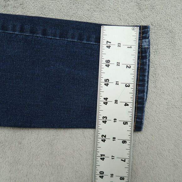 Calvin Klein Jeans Women's Size 2 Blue Mid-Rise Skinny Denim 30" Inseam Stretch - Picture 5 of 16